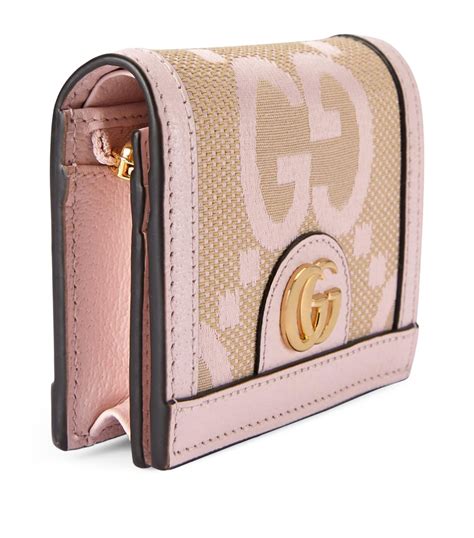 gucci wallet rose gold|pink Gucci wallet with cat.